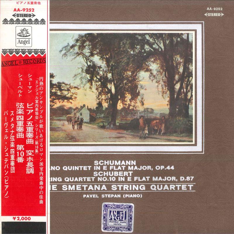 LP Record SMETANA STRING QUARTET, PAVEL STEPA - Schumann: Piano Quintet in E-flat m AA9252 ANGEL Japan Classical Used
LP Record SMETANA STRING QUARTET, PAVEL STEPA - Schumann: Piano Quintet in E-flat m AA9252 ANGEL Japan Classical Used