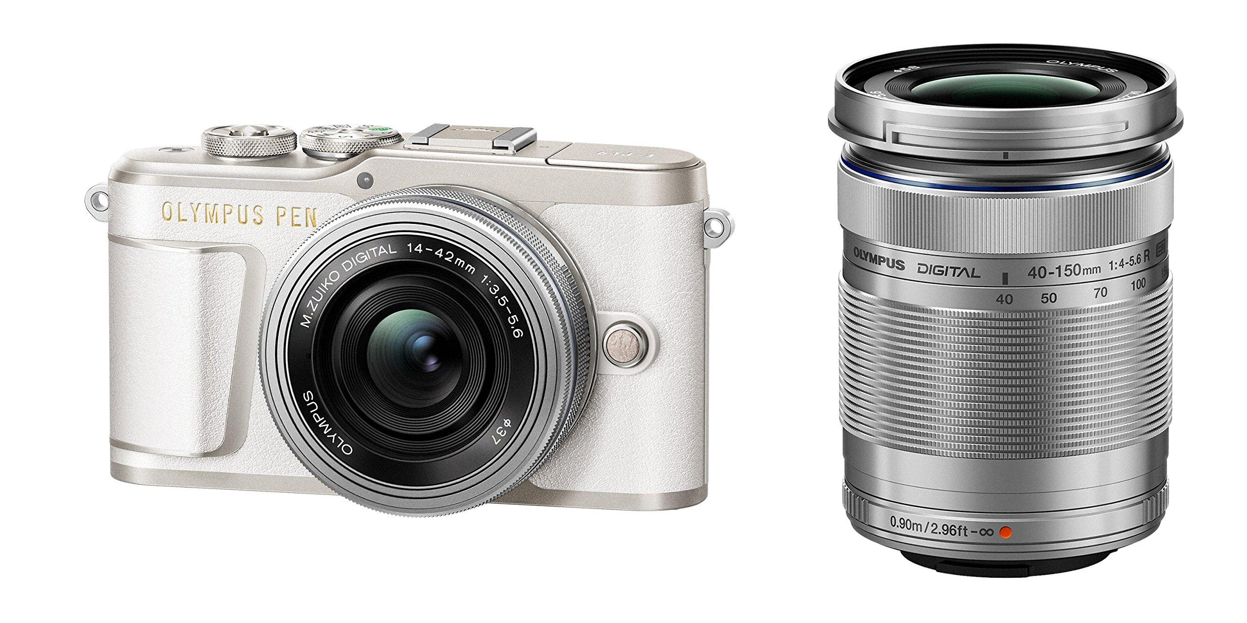 Бездзеркальна фотокамера OLYMPUS PEN з подвійним зумом, білий однооб’єктивовий E-PL9
Бездзеркальна фотокамера OLYMPUS PEN з подвійним зумом, білий однооб’єктивовий E-PL9