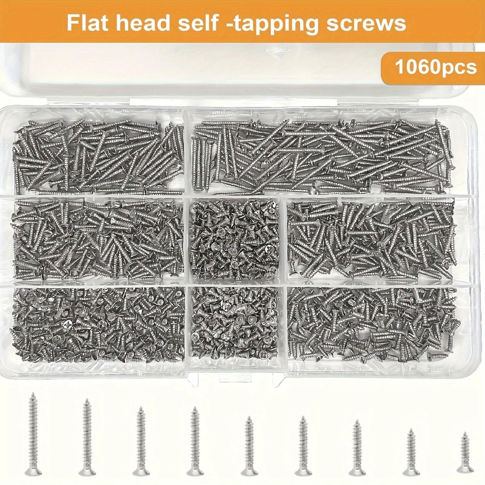 Набор для классификации шурупов по дереву из углеродистой стали 1060, набор саморезов, винты, различные винты с плоской головкой M2 4/5/6/8/10/12/16/20
Набор для классификации шурупов по дереву из углеродистой стали 1060, набор саморезов, винты, различные винты с плоской головкой M2 4/5/6/8/10/12/16/20