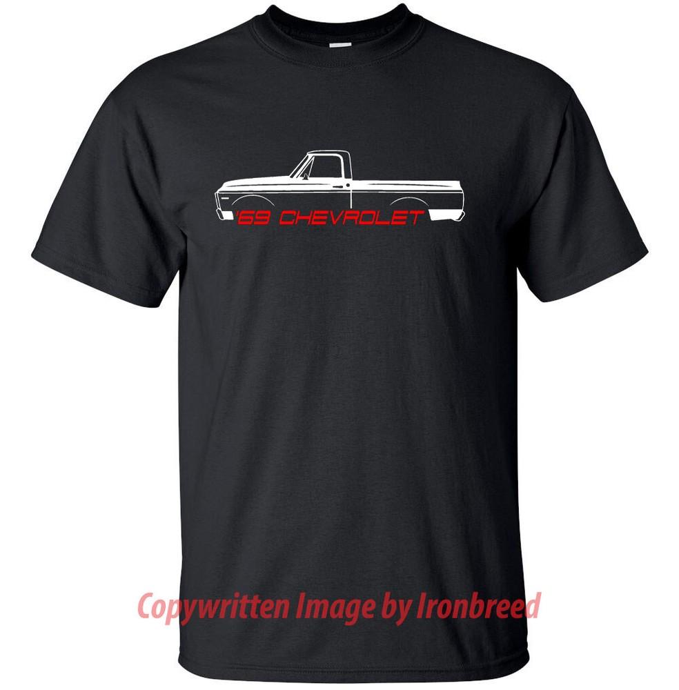 1969 69 Chevy C/K C10 Pickup Truck T-Shirt Classic Muscle Emblem Side Mouldings M
1969 69 Chevy C/K C10 Pickup Truck T-Shirt Classic Muscle Emblem Side Mouldings M
