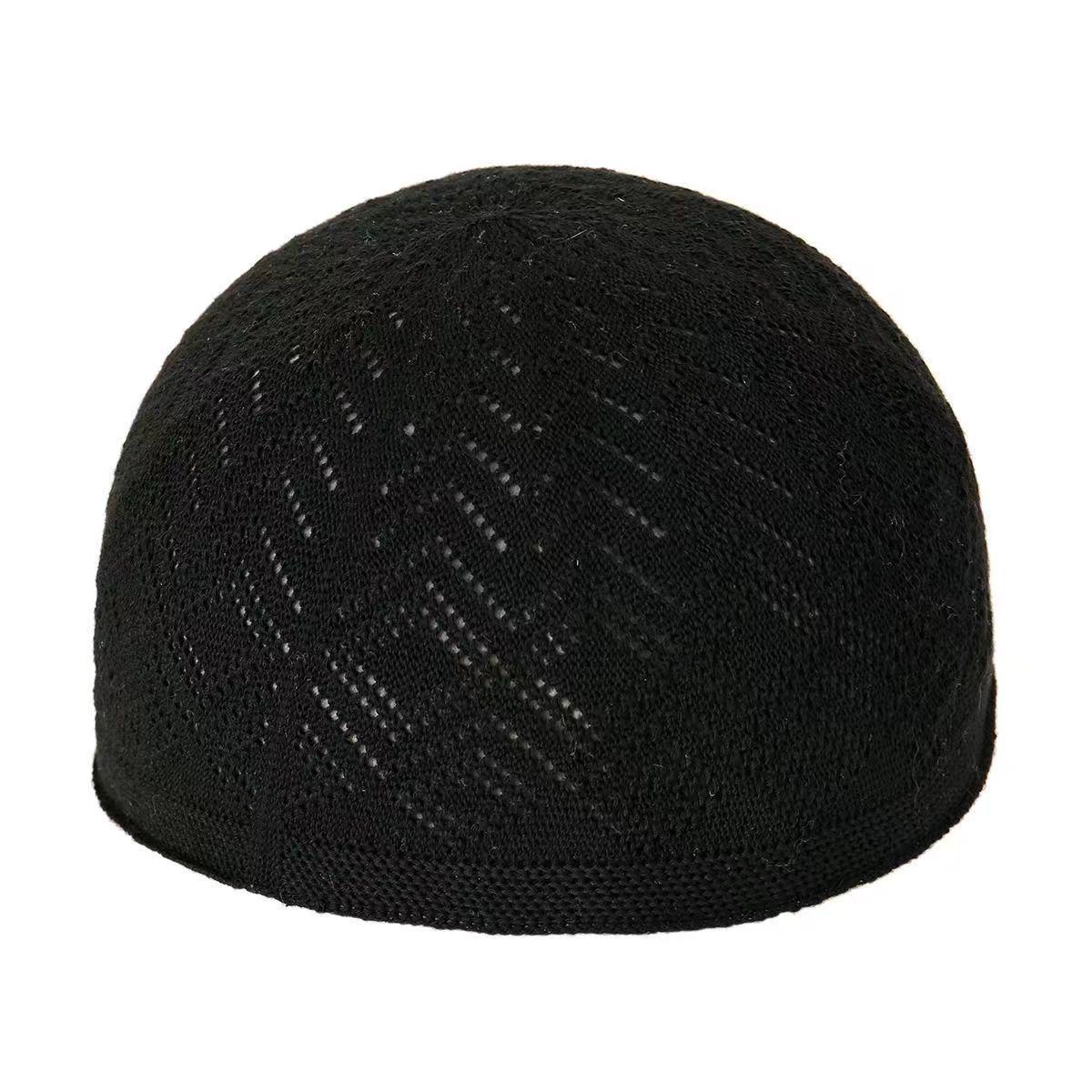 Men s Breathable Knitted Melon Cap чёрный
Men s Breathable Knitted Melon Cap чёрный