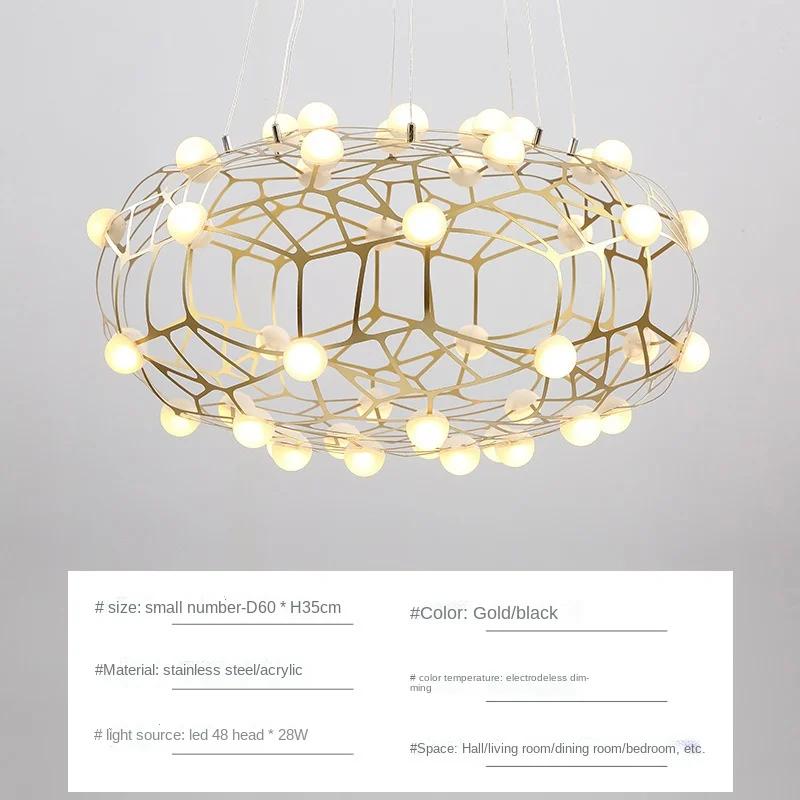 Люстра з нержавіючої сталі, покрита зірками, постмодерністський дизайн, просте порожнисте світлодіодне освітлення для ресторану, розкішний декор
Люстра з нержавіючої сталі, покрита зірками, постмодерністський дизайн, просте порожнисте світлодіодне освітлення для ресторану, розкішний декор