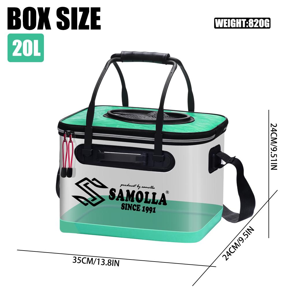 New Fishing Bucket Folding Live Fish Bucket Transparent EVA Foldable Thickened Live Fish Box Portable Outdoor Camping Fishing Bags Accessories 20L зелений
New Fishing Bucket Folding Live Fish Bucket Transparent EVA Foldable Thickened Live Fish Box Portable Outdoor Camping Fishing Bags Accessories 20L зелений