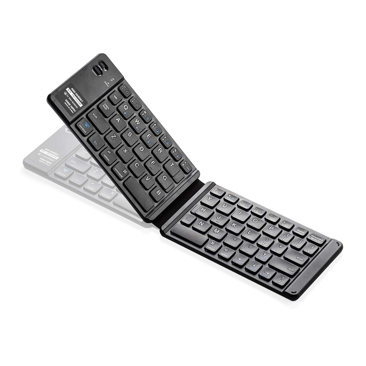 Sanwa Direct Bluetooth Keyboard, Foldable, for iPad and iPhone, Lightweight (134g), Compact, Rechargeable, Switches Between 3 Devices, 400-SKB061
Sanwa Direct Bluetooth Keyboard, Foldable, for iPad and iPhone, Lightweight (134g), Compact, Rechargeable, Switches Between 3 Devices, 400-SKB061