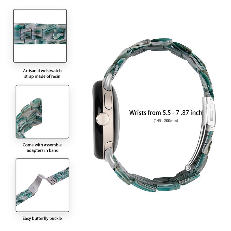 Replacement Watch Band for Google Pixel Watch 3 41mm/Watch 2/Pixel Watch Quick Release Polished Watchband 20mm Resin Watch Strap Sky Blue
Replacement Watch Band for Google Pixel Watch 3 41mm/Watch 2/Pixel Watch Quick Release Polished Watchband 20mm Resin Watch Strap Sky Blue