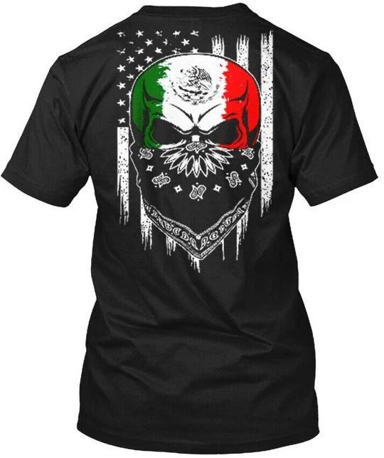 Mexican American Skull T shirt Made in the USA Size S to 5XL S
Mexican American Skull T shirt Made in the USA Size S to 5XL S