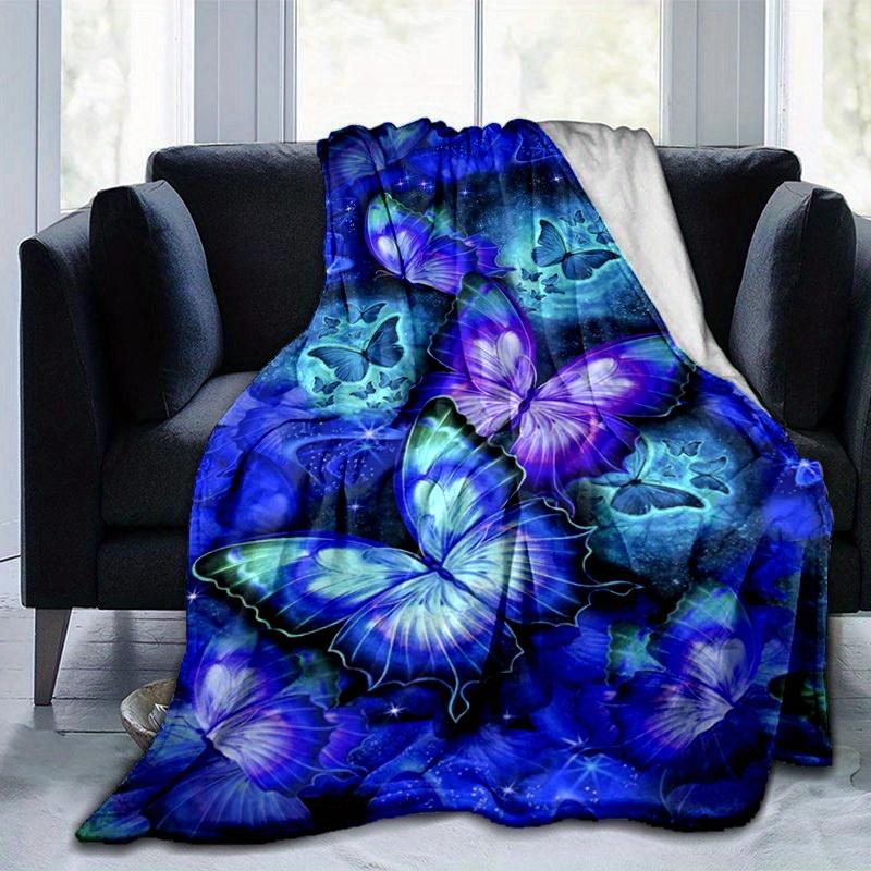 1pc. Enchanting Blue Butterfly Dream Blanket - Perfect for Home Decor, Office Use, Outdoor Adventures, Gift Idea, Suitable for All Seasonsz041715 75x90cm
1pc. Enchanting Blue Butterfly Dream Blanket - Perfect for Home Decor, Office Use, Outdoor Adventures, Gift Idea, Suitable for All Seasonsz041715 75x90cm