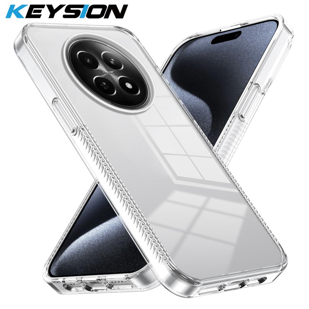 KEYSION Transparent Case for Realme 13 5G 12 12X 5G Soft TPU+PC Anti-slip HD Clear Shockproof Phone Cover for Realme 12 Pro+ 5G for Realme 13 5G
KEYSION Transparent Case for Realme 13 5G 12 12X 5G Soft TPU+PC Anti-slip HD Clear Shockproof Phone Cover for Realme 12 Pro+ 5G for Realme 13 5G