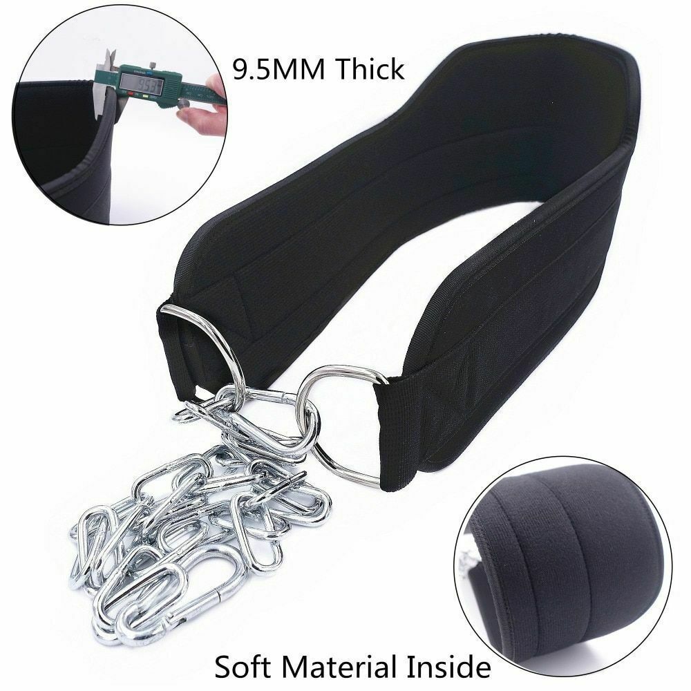 Chain Chin Up Thick Neoprene Pull Up Dipping Belt Weight Lifting Belt Protector Strap Waist Support
Chain Chin Up Thick Neoprene Pull Up Dipping Belt Weight Lifting Belt Protector Strap Waist Support