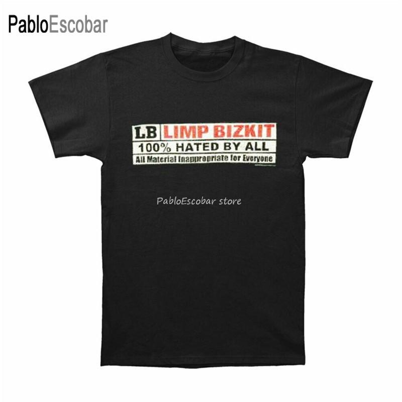 Limp Bizkit MenS Hated By All TShirt Large Black Summer Tee Shirt men summer tshirt male teeshirt drop shipping 4XL
Limp Bizkit MenS Hated By All TShirt Large Black Summer Tee Shirt men summer tshirt male teeshirt drop shipping 4XL