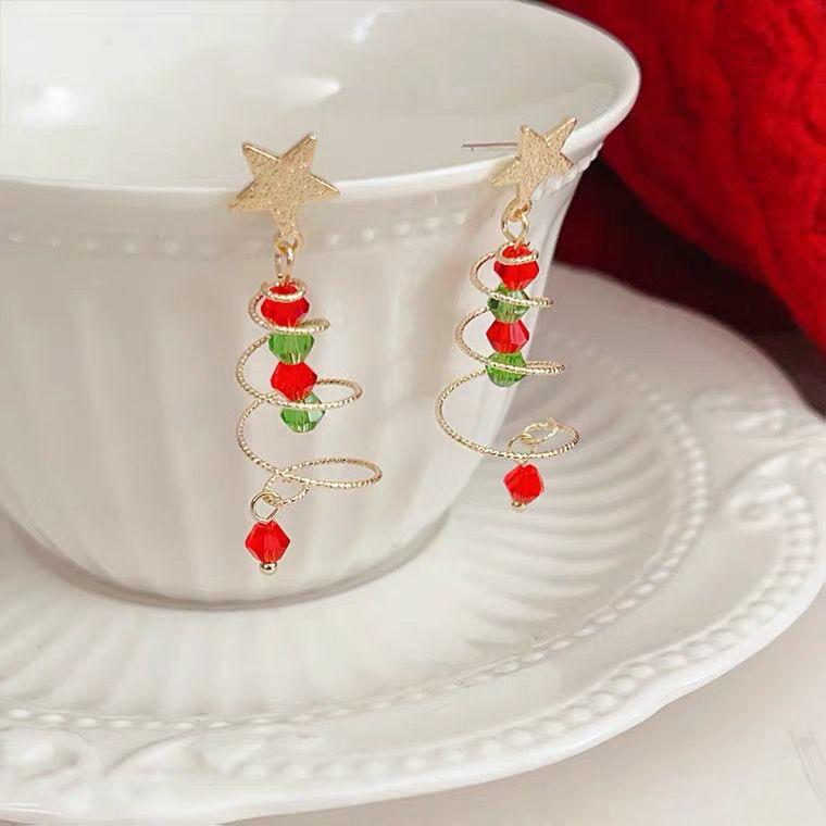 Серьги-елочки ручной работы в европейском и американском стиле - Праздничные праздничные украшения в подарок
Серьги-елочки ручной работы в европейском и американском стиле - Праздничные праздничные украшения в подарок