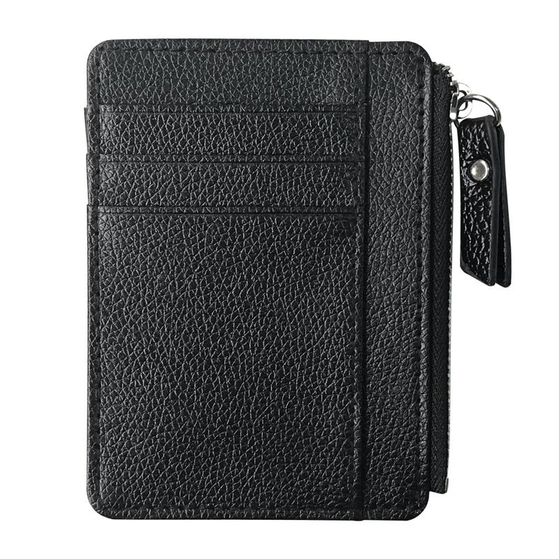 Black Lichee Pattern Leather Multi-purpose Card Wallet Unisex Small Zipper Coin Purse Men s Credit Card Bag ID Card Holders
Black Lichee Pattern Leather Multi-purpose Card Wallet Unisex Small Zipper Coin Purse Men s Credit Card Bag ID Card Holders