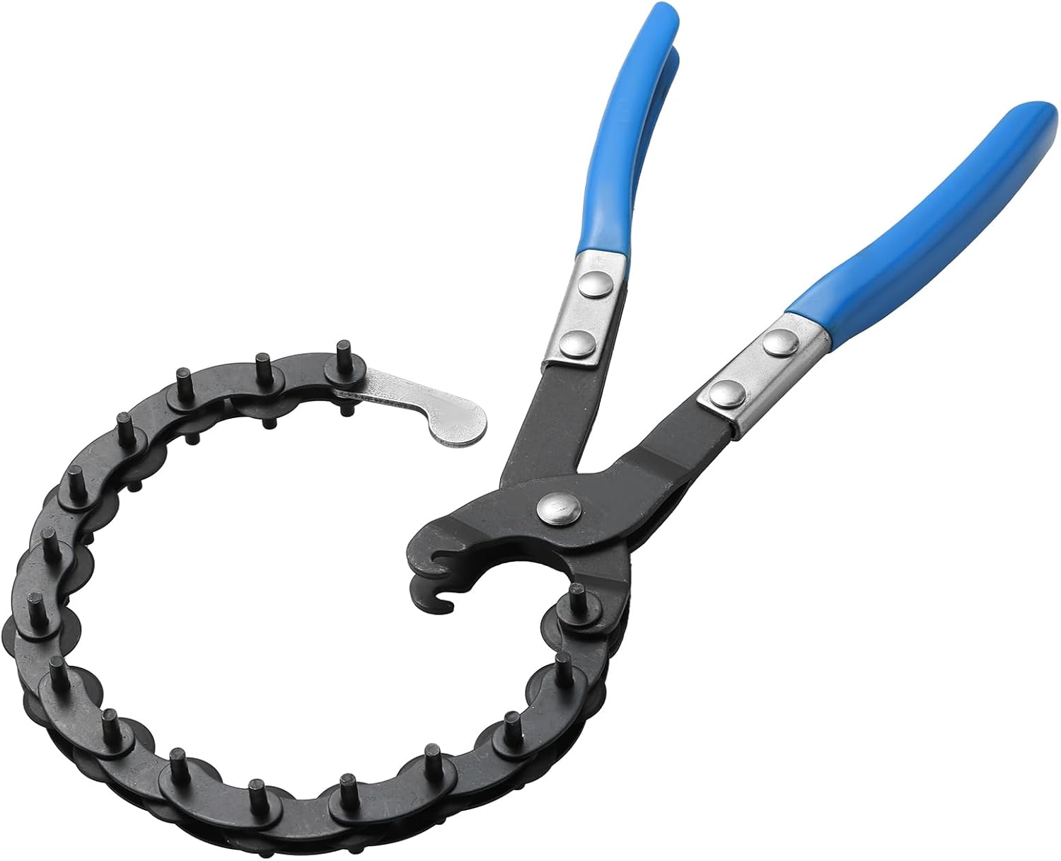 Exhaust Pipe Cutter Tool with 15 Blades, Universal Tailpipe Cutter 3/4-Inch to 3-Inch Exhaust and Tailpipe Cutter Chain Muffler Pipe Cutter
Exhaust Pipe Cutter Tool with 15 Blades, Universal Tailpipe Cutter 3/4-Inch to 3-Inch Exhaust and Tailpipe Cutter Chain Muffler Pipe Cutter