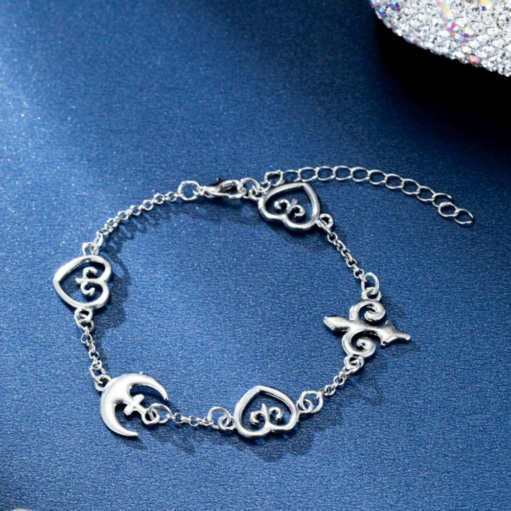 New Geometry Moon Heart Nomad Ethnic Bracelet Exquisite Fashion Advanced Unique Versatile Temperament Classic Jewelry Gift
New Geometry Moon Heart Nomad Ethnic Bracelet Exquisite Fashion Advanced Unique Versatile Temperament Classic Jewelry Gift