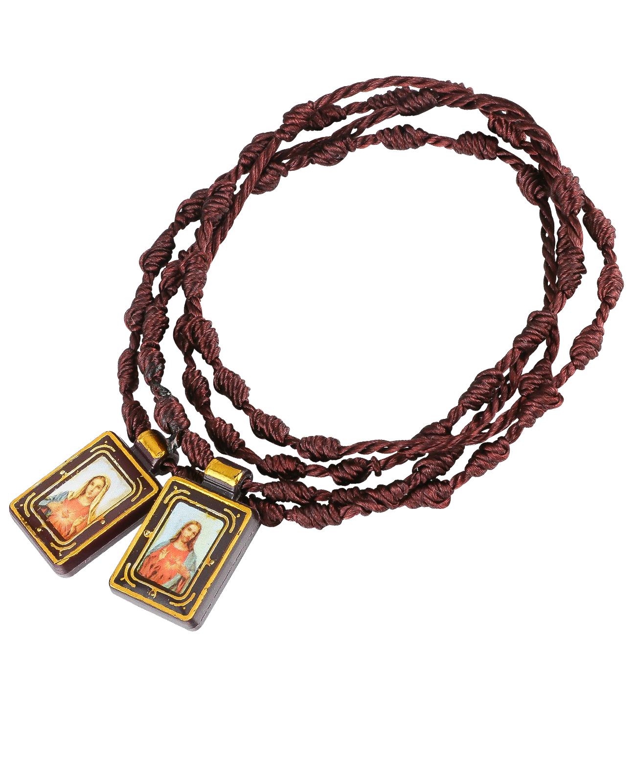 Immaculate Heart Virgin Mary Square Medal Catholic Sacred Heart Jesus Braided Cord Chain Scapular Necklace Devotional Gift
Immaculate Heart Virgin Mary Square Medal Catholic Sacred Heart Jesus Braided Cord Chain Scapular Necklace Devotional Gift