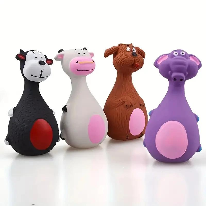 1 Pc Soft Rubber Chewy Toys Four Styles Squeaky Interactive Throwing Games Cute and Fun Suitable for Small and Medium Sized Dogs
1 Pc Soft Rubber Chewy Toys Four Styles Squeaky Interactive Throwing Games Cute and Fun Suitable for Small and Medium Sized Dogs