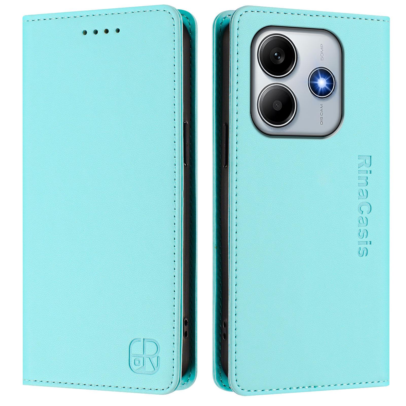 Для Xiaomi Poco M7 Pro 5G Шкіряний чохол RINACASIS RC01 Чохол для телефону з RFID-блокуванням Гаманець Підставка Mint Green
Для Xiaomi Poco M7 Pro 5G Шкіряний чохол RINACASIS RC01 Чохол для телефону з RFID-блокуванням Гаманець Підставка Mint Green