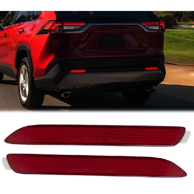1 Pair Rear Bumper Reflector Fog Brake Tail Light 81920-08010 Red LED for Toyota RAV4 - for Toyota Sienna 2011-
1 Pair Rear Bumper Reflector Fog Brake Tail Light 81920-08010 Red LED for Toyota RAV4 - for Toyota Sienna 2011-