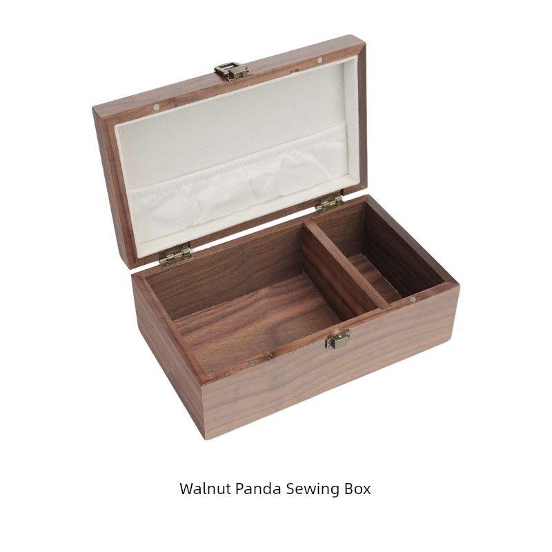 Tai Mi Household Sewing Box Embroidery Hand Sewing Tools Portable Needle and Thread Storage Box Solid Wood Dowry Wedding Gift North American Walnut Panda Sewing Box
Tai Mi Household Sewing Box Embroidery Hand Sewing Tools Portable Needle and Thread Storage Box Solid Wood Dowry Wedding Gift North American Walnut Panda Sewing Box