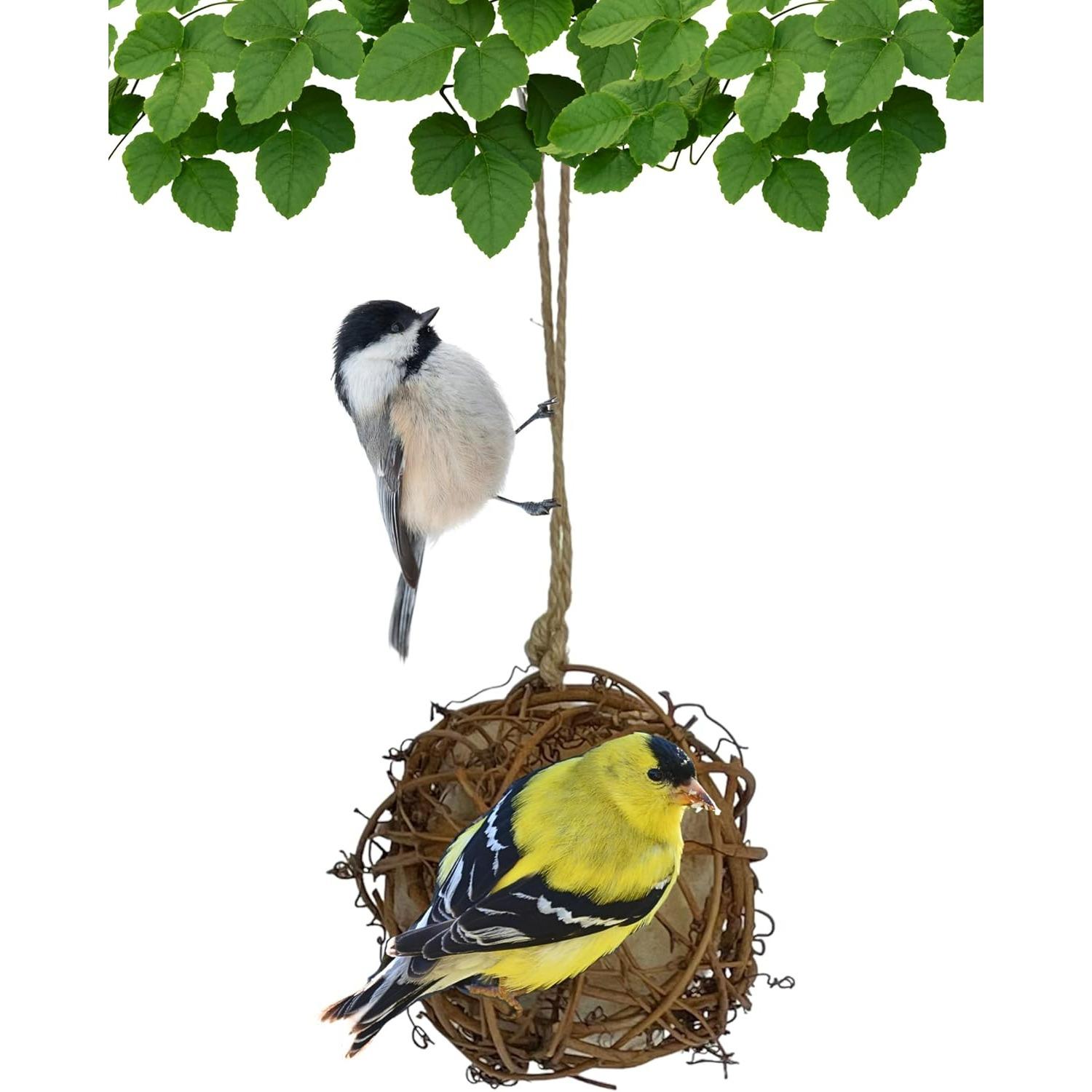 Round Vine Bird Nesting Material Ball with All Natural Alpaca Wool for Wild Bird Houses m1
Round Vine Bird Nesting Material Ball with All Natural Alpaca Wool for Wild Bird Houses m1