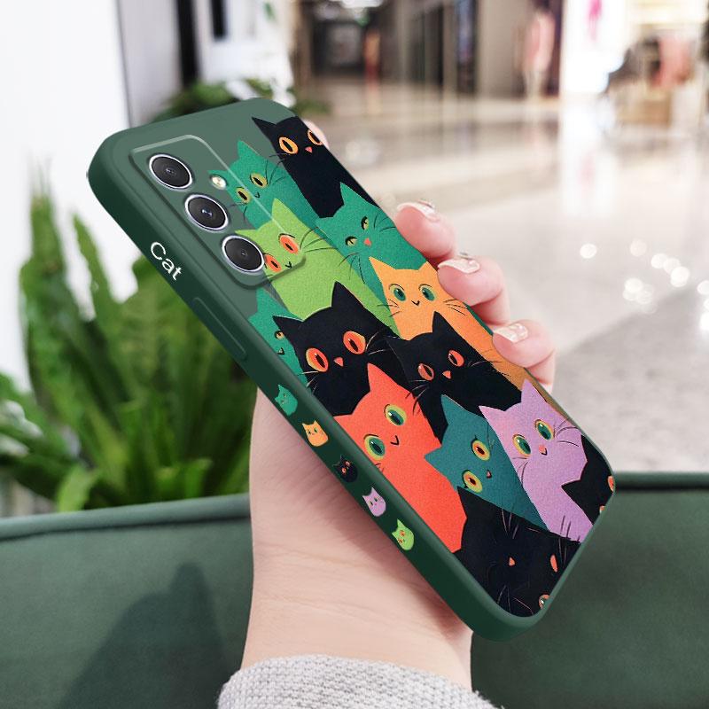 Colorful Cat Case For Samsung Galaxy A54 A34 A24 A56 A36 A26 A14 A55 A35 A25 A16 A15 A06 A05 A05S A04 A04S A04E 4G 5G Cover Samsung A56
Colorful Cat Case For Samsung Galaxy A54 A34 A24 A56 A36 A26 A14 A55 A35 A25 A16 A15 A06 A05 A05S A04 A04S A04E 4G 5G Cover Samsung A56