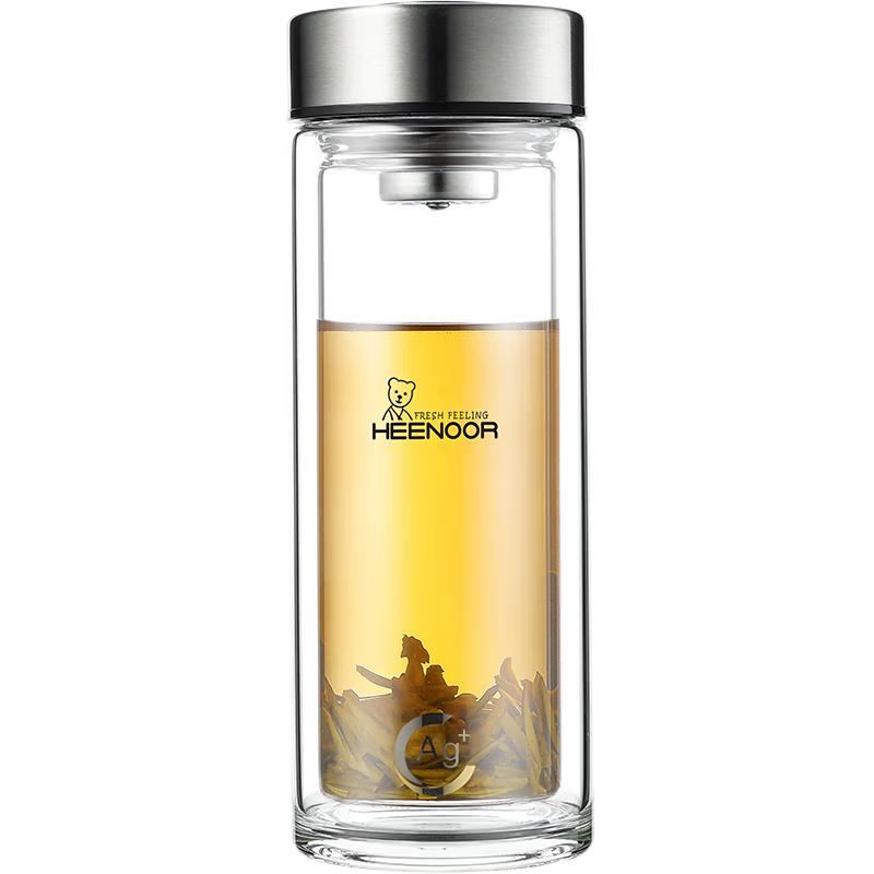 Heenoor Men s Antibacterial Double-Layer Glass Tea Infuser Cup
Heenoor Men s Antibacterial Double-Layer Glass Tea Infuser Cup