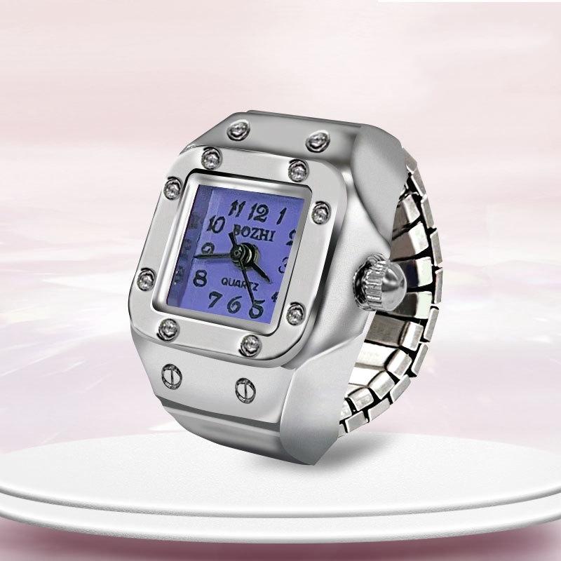 Ring Watch New Creative Alloy Shell Finger Square Dial Couple Men And Women фіолетовий
Ring Watch New Creative Alloy Shell Finger Square Dial Couple Men And Women фіолетовий