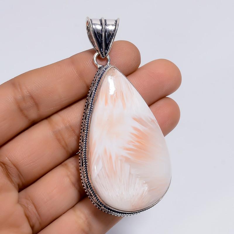 Beautiful Top Grade Qualite 100% Natural Pink Scolecite Pear Shape Vintage Style Handmade Jewelry 925 Steling Silver Pendant 2.7 WSJ-4846 2.7
Beautiful Top Grade Qualite 100% Natural Pink Scolecite Pear Shape Vintage Style Handmade Jewelry 925 Steling Silver Pendant 2.7 WSJ-4846 2.7