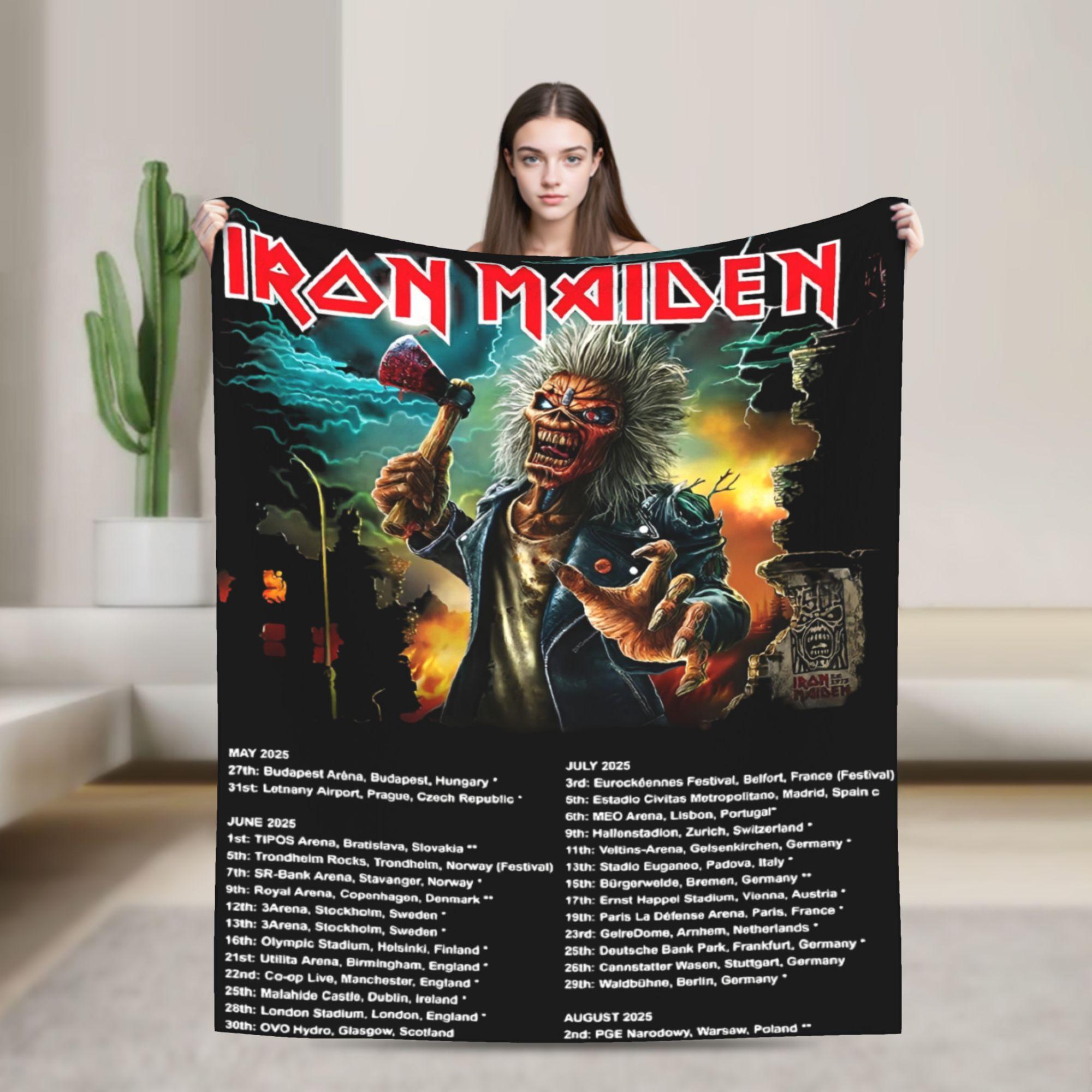 Band I-Iron M-Maidens Tour 2025 Throw Blanket for Couch Fuzzy Soft Plush Blanket 50x60 Inches Multi-size Bedspread All Seasons 30x40in
Band I-Iron M-Maidens Tour 2025 Throw Blanket for Couch Fuzzy Soft Plush Blanket 50x60 Inches Multi-size Bedspread All Seasons 30x40in
