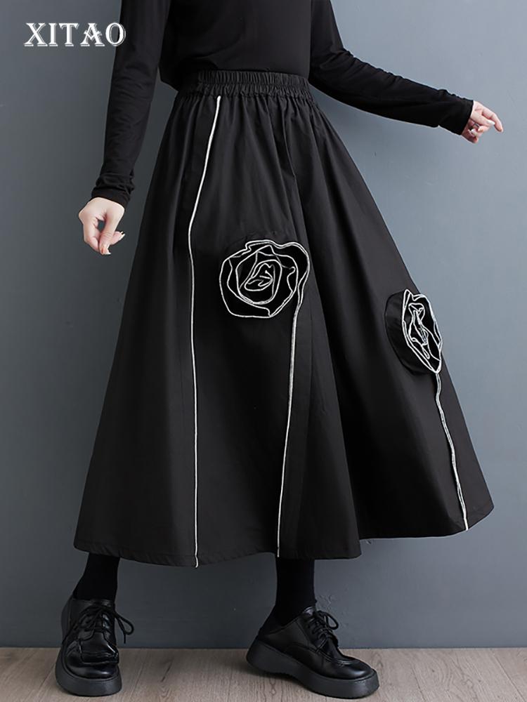 XITAO Three-dimensional Decoration Skirts Solid Color Patchwork Pocket Elastic Waist Loose Casual Skirts 2024 Summer New ZY8839
XITAO Three-dimensional Decoration Skirts Solid Color Patchwork Pocket Elastic Waist Loose Casual Skirts 2024 Summer New ZY8839