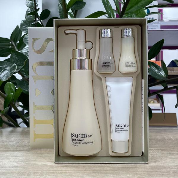 SU:M37 Skin Saver Essential Cleansing Foam Special Set 4 шт., Глубокое очищение, Корейская косметика, Kbeauty, пробник
SU:M37 Skin Saver Essential Cleansing Foam Special Set 4 шт., Глубокое очищение, Корейская косметика, Kbeauty, пробник
