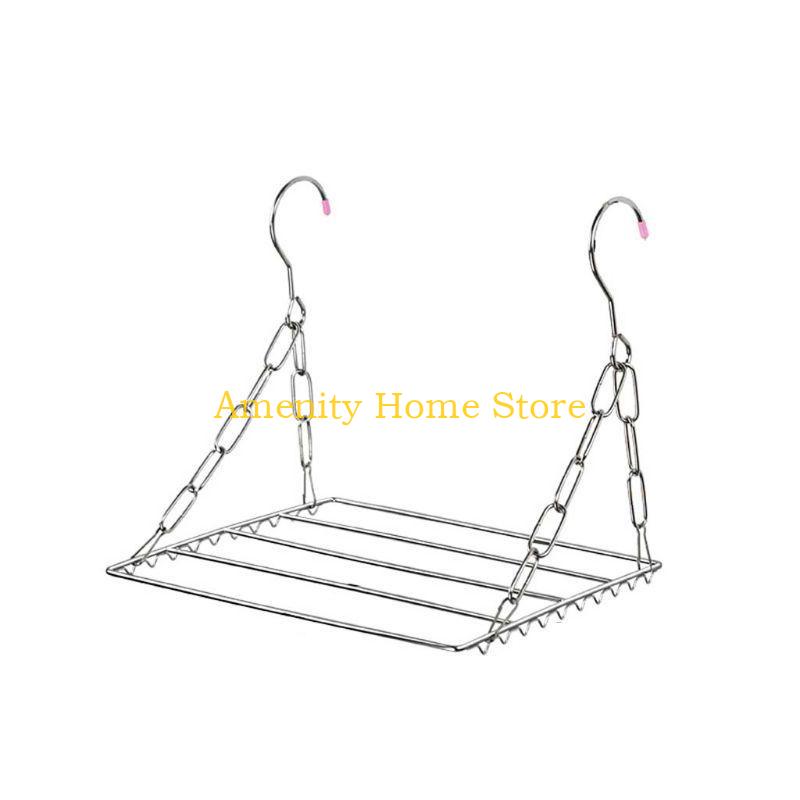 F26C Balcony Folding Shoe Drying Rack Clothes Airer Stainless Steel Laundry Underwear Towel Storage
F26C Balcony Folding Shoe Drying Rack Clothes Airer Stainless Steel Laundry Underwear Towel Storage