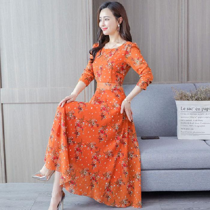 Long-sleeved dress spring and autumn new women s clothing wide too temperament popular skirt autumn and winter 3XL помаранчевий
Long-sleeved dress spring and autumn new women s clothing wide too temperament popular skirt autumn and winter 3XL помаранчевий