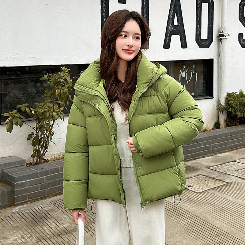 Європейська куртка однотонна з капюшоном потовщена хлібна куртка жіноча зимова нова студентська повсякденна тепла бавовняна куртка бавовняний одяг XXL зелений
Європейська куртка однотонна з капюшоном потовщена хлібна куртка жіноча зимова нова студентська повсякденна тепла бавовняна куртка бавовняний одяг XXL зелений