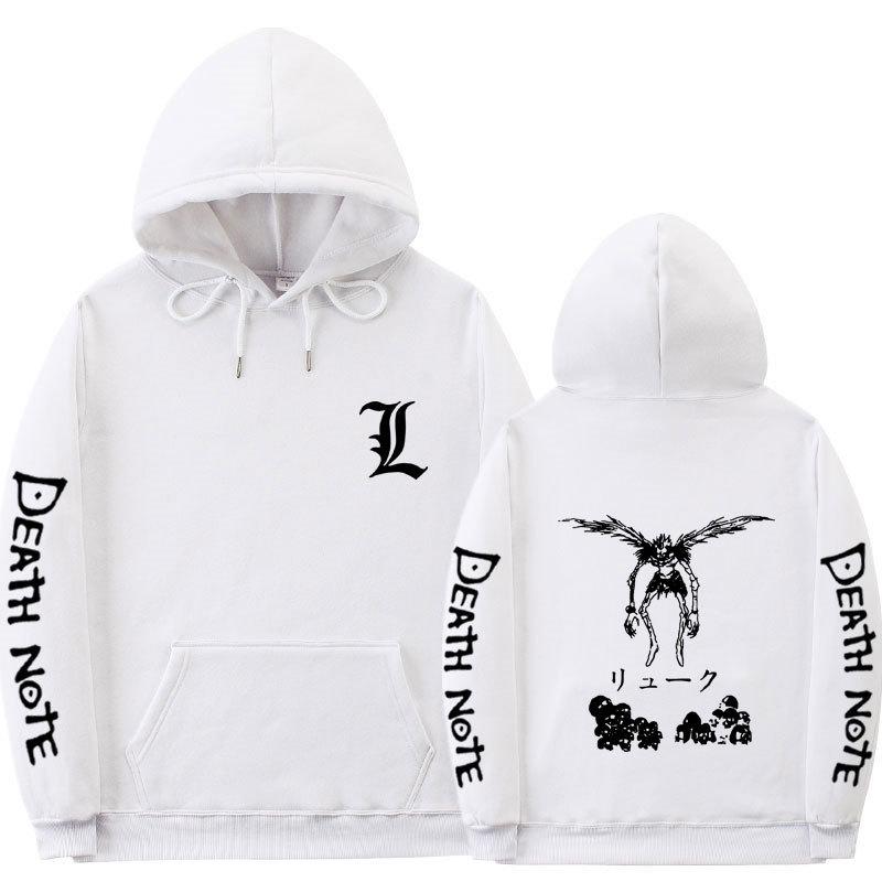 DEATH NOTE Japanese Anime Hoodies Manga Graphic Pullovers Cartoon Printed Long Sleeves Hooded Sweatshirts Unisex Streetwear XXXXL белый
DEATH NOTE Japanese Anime Hoodies Manga Graphic Pullovers Cartoon Printed Long Sleeves Hooded Sweatshirts Unisex Streetwear XXXXL белый
