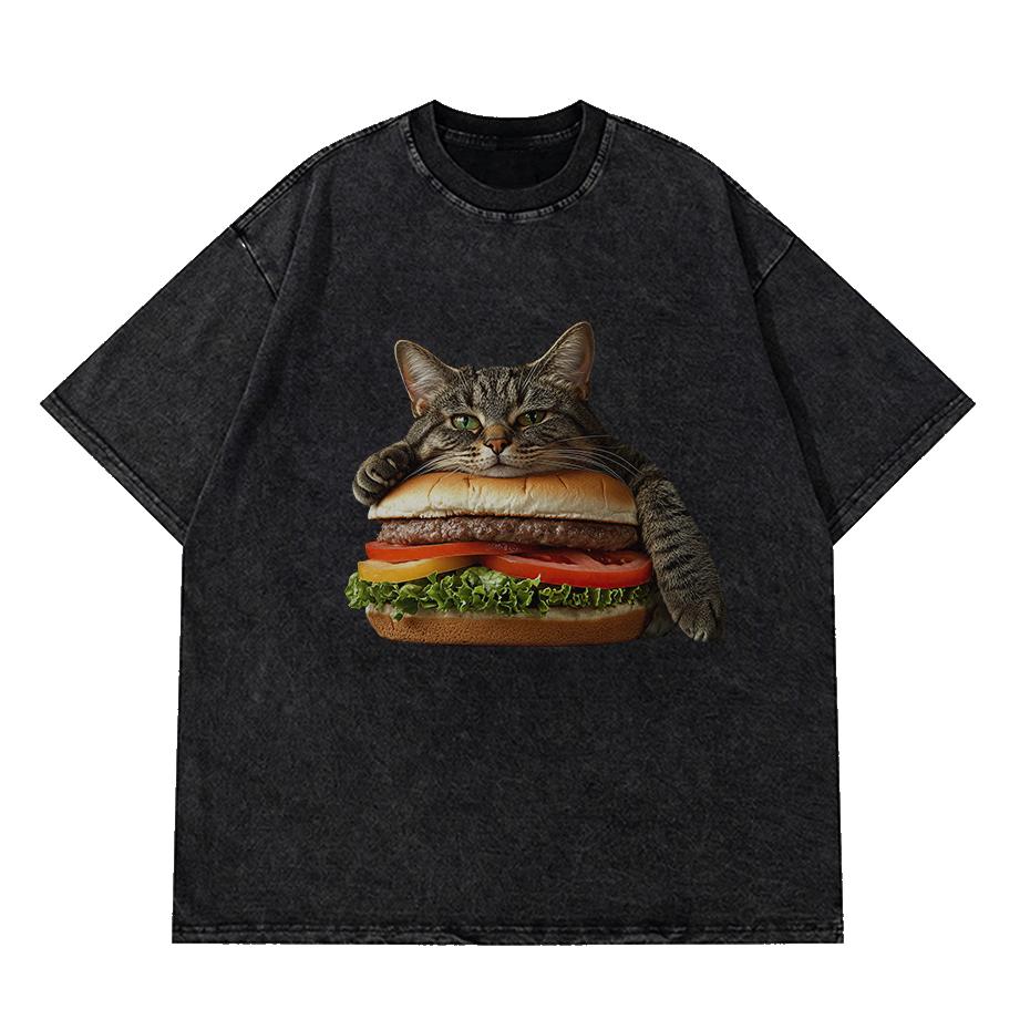 Hamburger Space Cat Tshirt Funny Tops Tees Newest Round Collar Print Short Sleeve Pure Cotton womens Tshirts Tops Shirt S
Hamburger Space Cat Tshirt Funny Tops Tees Newest Round Collar Print Short Sleeve Pure Cotton womens Tshirts Tops Shirt S