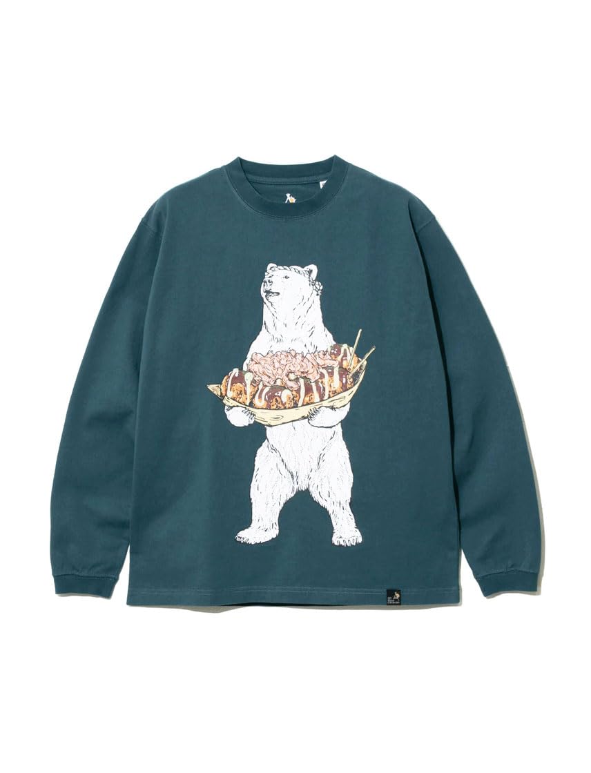 go slow caravan Футболка Медведь Такояки, Хлопок США, Мужская (L, Серо-голубой)
go slow caravan Футболка Медведь Такояки, Хлопок США, Мужская (L, Серо-голубой)