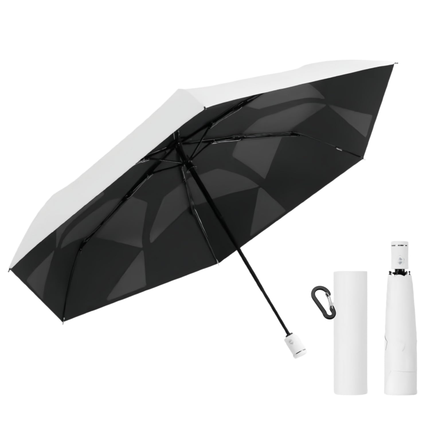 Folding UV JIS Complete Sun Heat Suitable for Sunny and Rainy Shape Automatic Opening and Windproof and and Unisex 6 Parasol, 100% Protection, білий
Folding UV JIS Complete Sun Heat Suitable for Sunny and Rainy Shape Automatic Opening and Windproof and and Unisex 6 Parasol, 100% Protection, білий