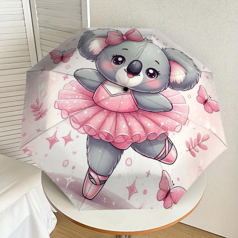 1pc Koala Ballerina in Pink Tutu Umbrella with Plastic Handle,Suitable for All Seasons Home Travel Outdoor UmbrellaDD067
1pc Koala Ballerina in Pink Tutu Umbrella with Plastic Handle,Suitable for All Seasons Home Travel Outdoor UmbrellaDD067