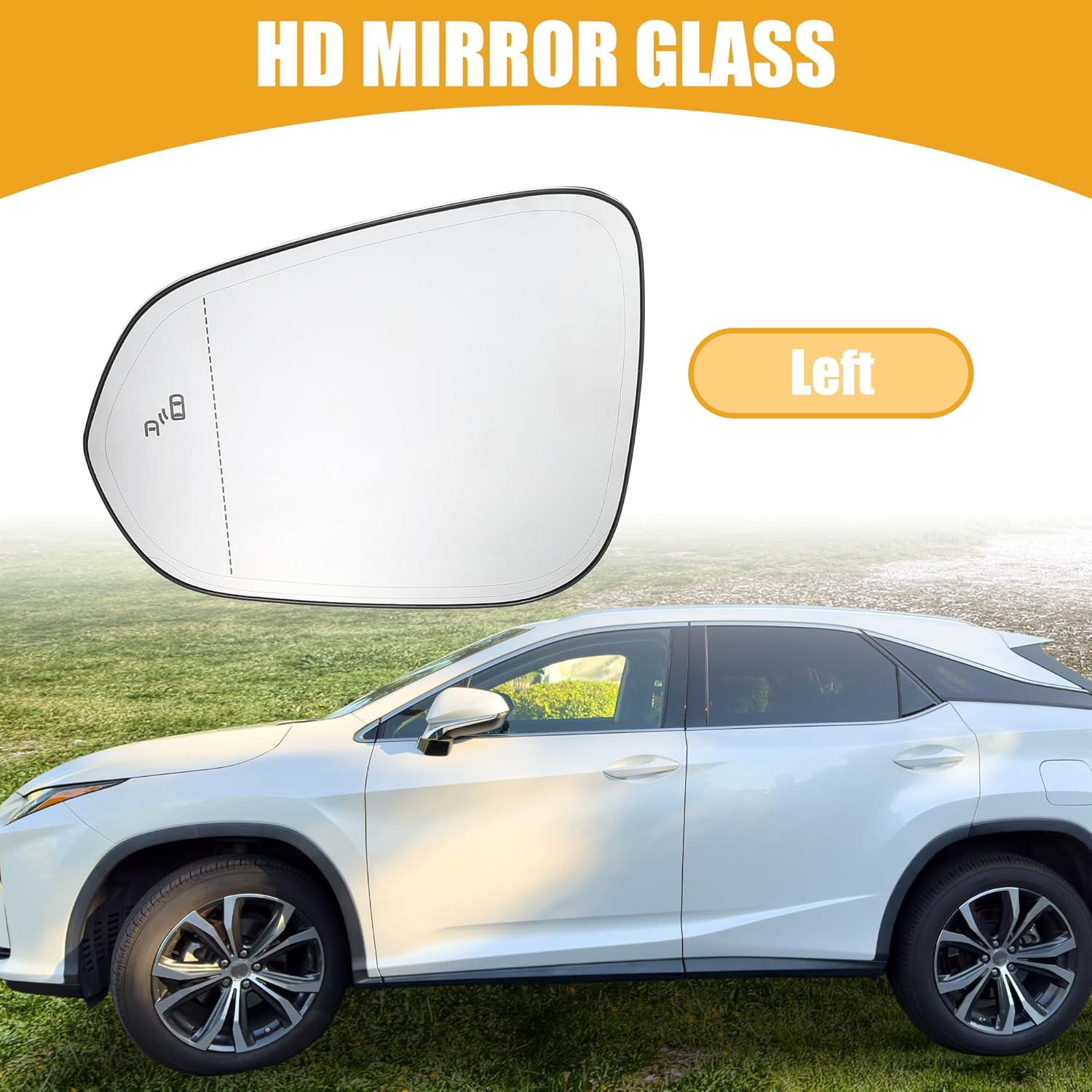 Rear View Mirrors Glass No.87961-0E250 - Car Left Side - for Lexus RX350 2016-2022 Glass Clear - 1 Pc
Rear View Mirrors Glass No.87961-0E250 - Car Left Side - for Lexus RX350 2016-2022 Glass Clear - 1 Pc