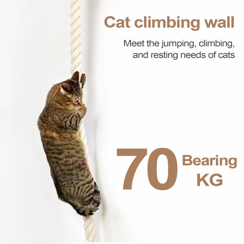 Wall Mounted Cat Climbing Rope Kitten Climbing Tower Toy Kitten Wall Mounted Scratching Shelves Pet Jumping Stairs For Living China Mainland
Wall Mounted Cat Climbing Rope Kitten Climbing Tower Toy Kitten Wall Mounted Scratching Shelves Pet Jumping Stairs For Living China Mainland