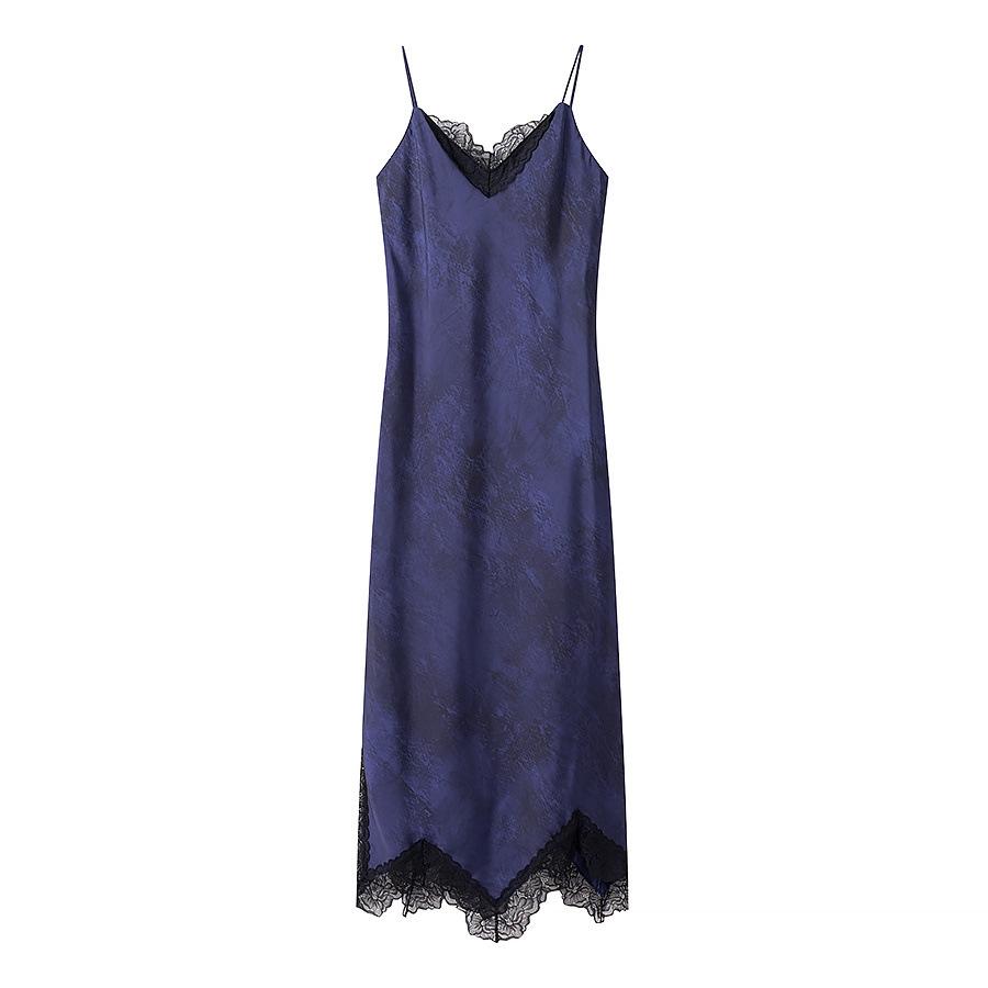 2025 Early Spring French Lace V-Neck Slim Cami Dress - European & American Style S глубокий/синий
2025 Early Spring French Lace V-Neck Slim Cami Dress - European & American Style S глубокий/синий