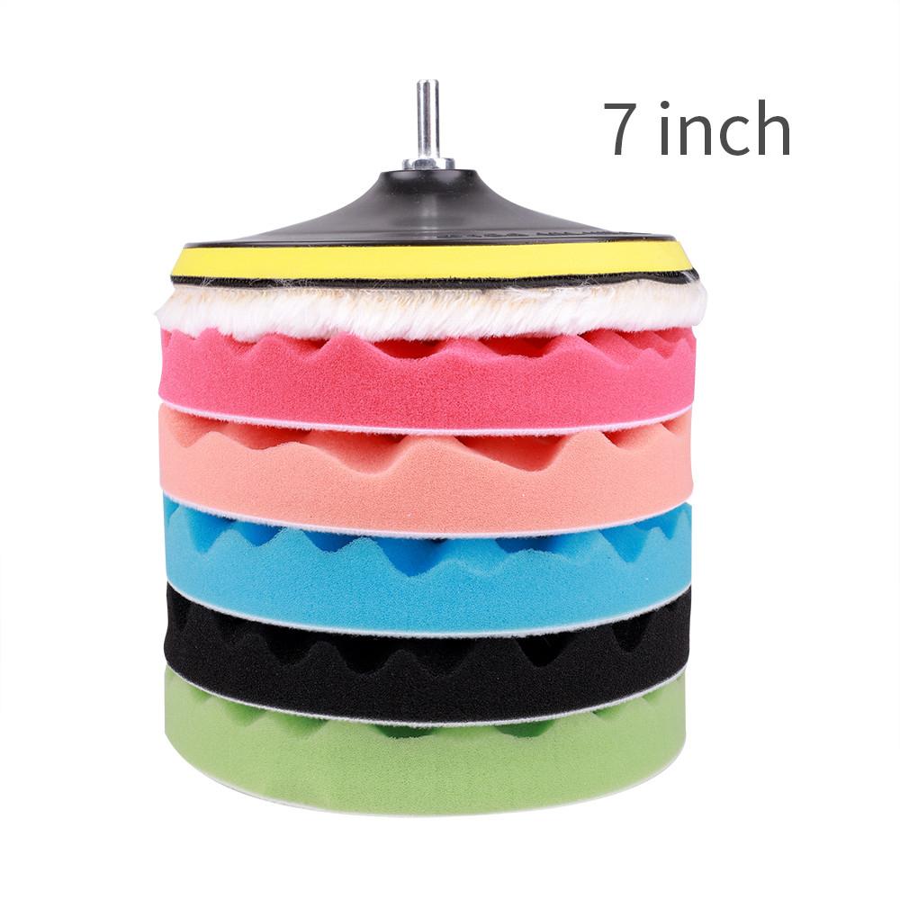 7Pcs 7 Car Polishing Pads Woolen Buffer Adhesive Backer Pad Waxing Compound Tool
7Pcs 7 Car Polishing Pads Woolen Buffer Adhesive Backer Pad Waxing Compound Tool