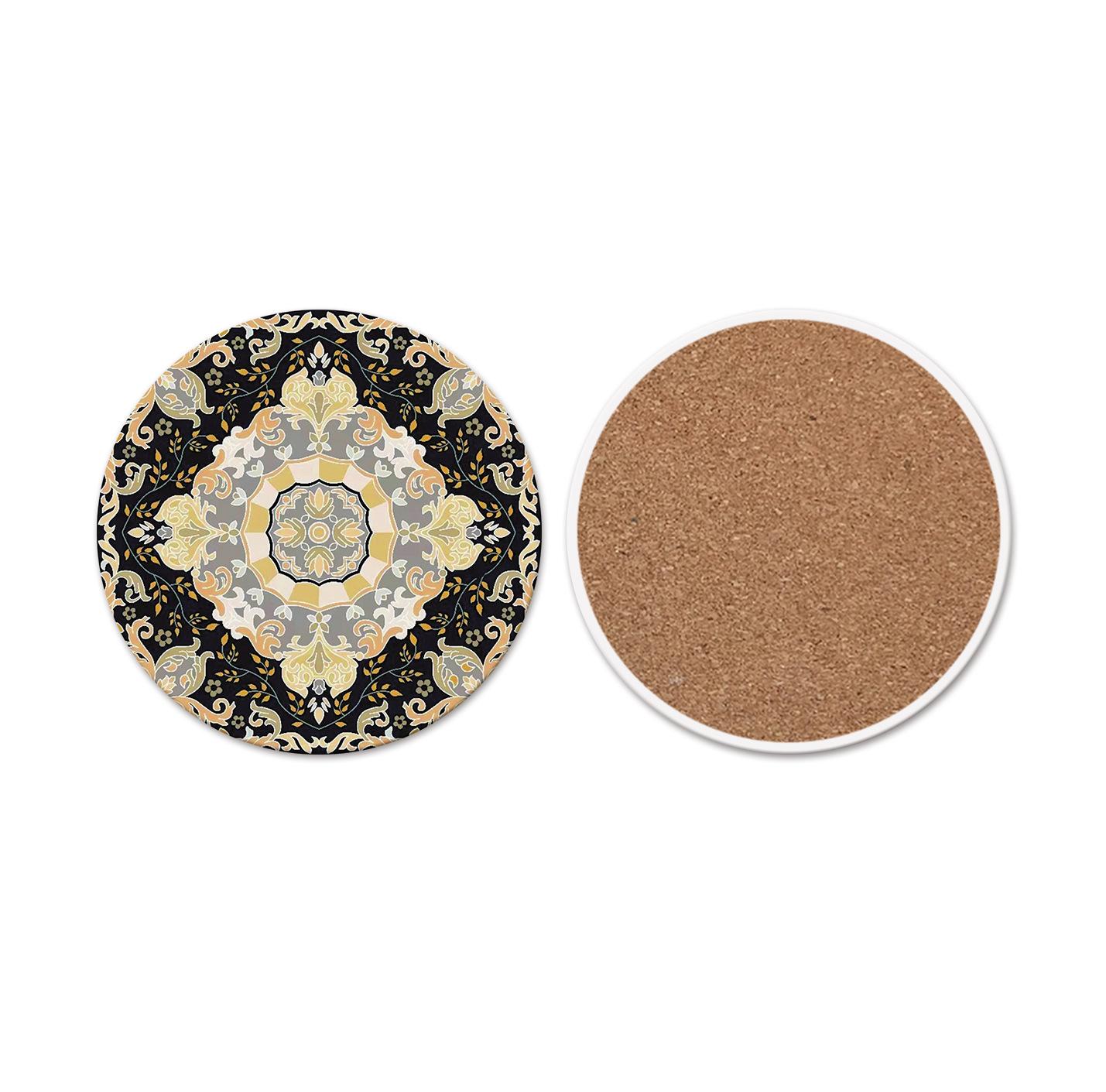 Round Ceramic Coasters Waterproof Non Slip Heat Resistant Mats For Dining Table Kitchen Ramadan Home Decor
Round Ceramic Coasters Waterproof Non Slip Heat Resistant Mats For Dining Table Kitchen Ramadan Home Decor