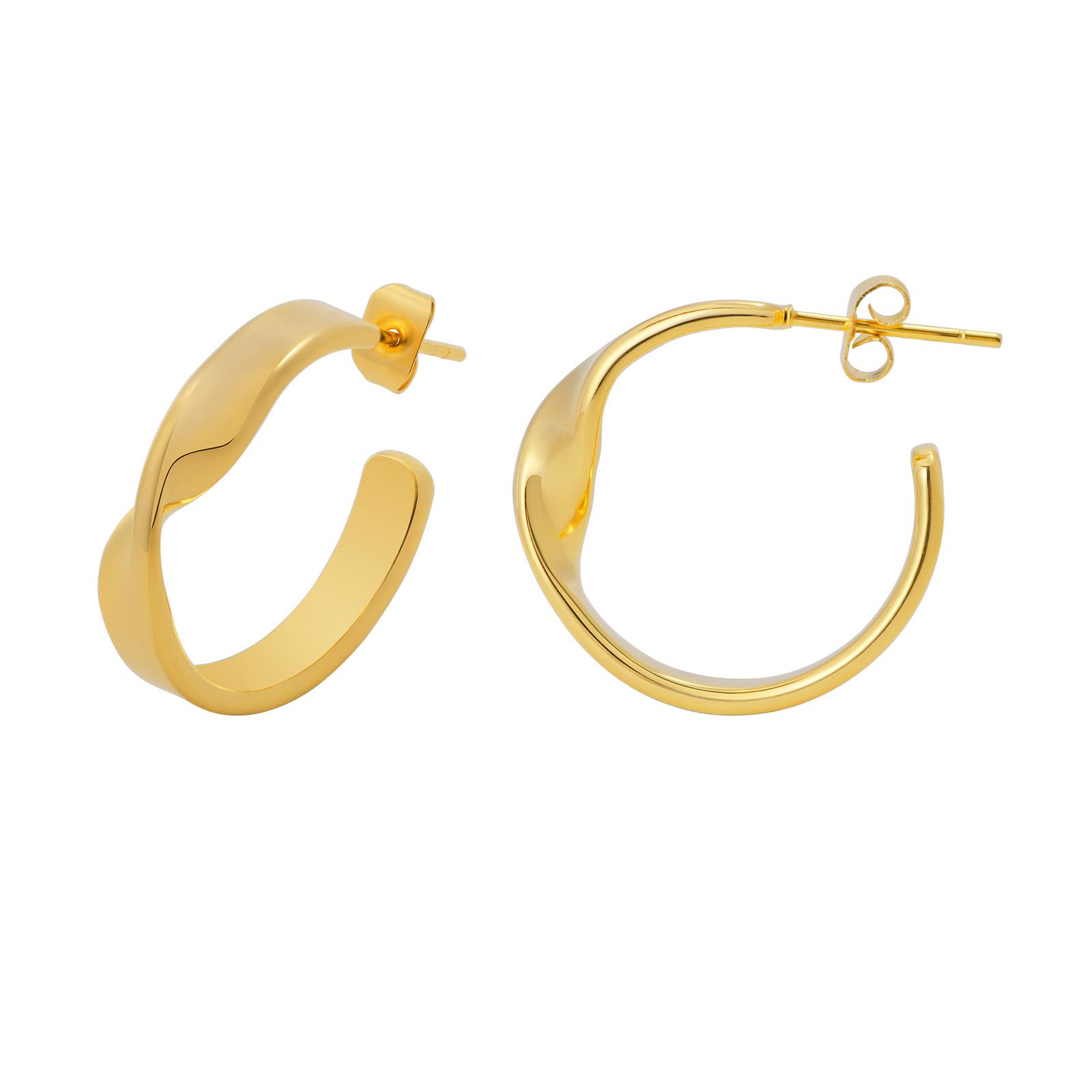 Twisted Metal Mobius Band Hoop Earrings for Women, Stainless Steel Minimalist Trendy Ear Studs for Her Gift
Twisted Metal Mobius Band Hoop Earrings for Women, Stainless Steel Minimalist Trendy Ear Studs for Her Gift