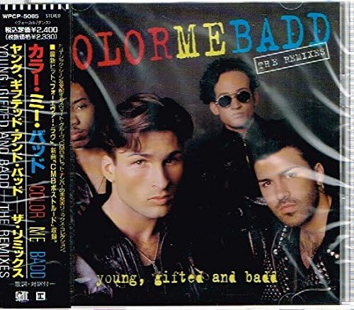 CD COLOR ME BADD - Young, Gifted And Badd - The Remixe WPCP5085PROMO Giant Records 1993 Japan Soul/Funk Used
CD COLOR ME BADD - Young, Gifted And Badd - The Remixe WPCP5085PROMO Giant Records 1993 Japan Soul/Funk Used