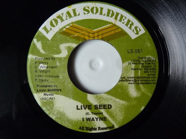 7inch Record I WAYNE - Live Seed NONE Loyal Soldiers 2006 Jamaica Reggae, Ska & Dub Used
7inch Record I WAYNE - Live Seed NONE Loyal Soldiers 2006 Jamaica Reggae, Ska & Dub Used