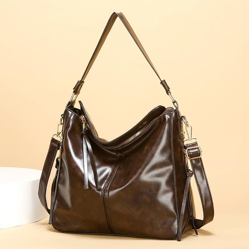 Модная женская сумка кроссбоди из мягкой кожи большой вместимости, сумка-тоут, сумка на одно плечо кофейный
Модная женская сумка кроссбоди из мягкой кожи большой вместимости, сумка-тоут, сумка на одно плечо кофейный