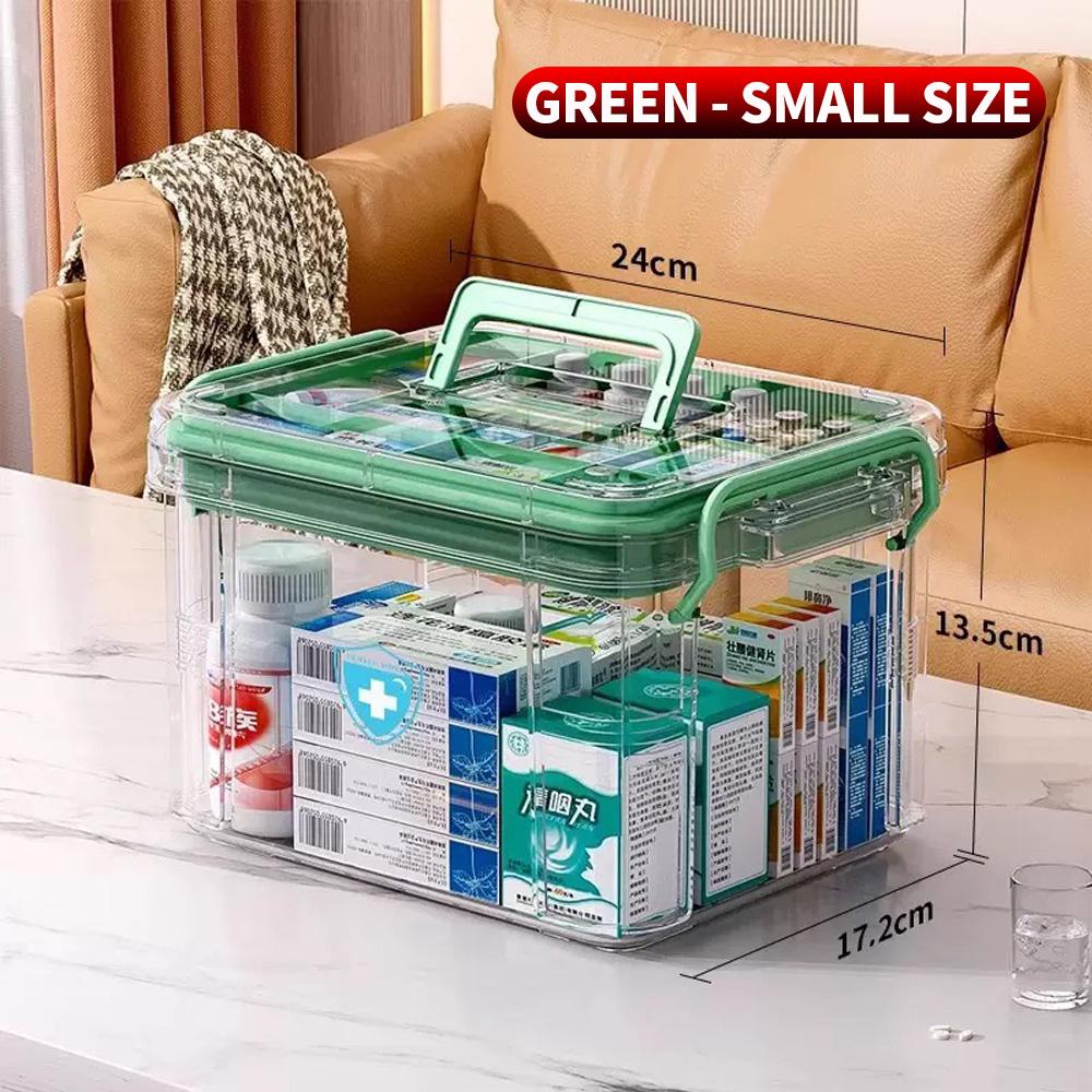 Home Large Capacity Medical Box Double Layer Medicine Storage Case Portable First Aid Kit Emergency Drug Organizer
Home Large Capacity Medical Box Double Layer Medicine Storage Case Portable First Aid Kit Emergency Drug Organizer