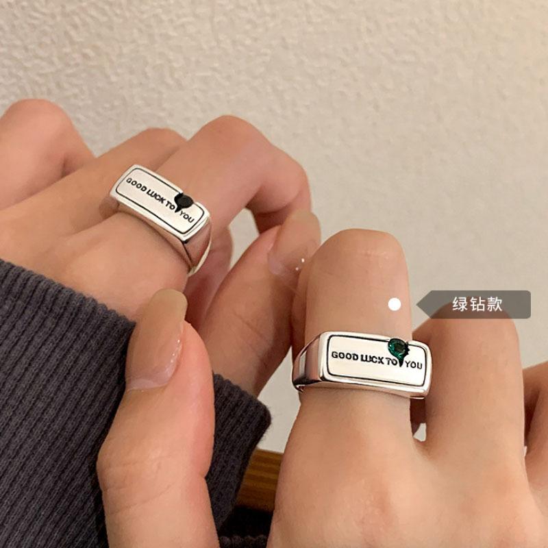 Stylish Geometric Open Ring With Luxurious Zircon Letter Accents For Women J4834
Stylish Geometric Open Ring With Luxurious Zircon Letter Accents For Women J4834